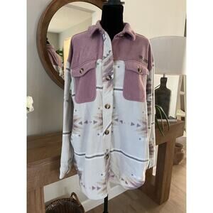 Simply southern fleece button up